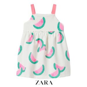 Zara Little Girls Watermelon Dress